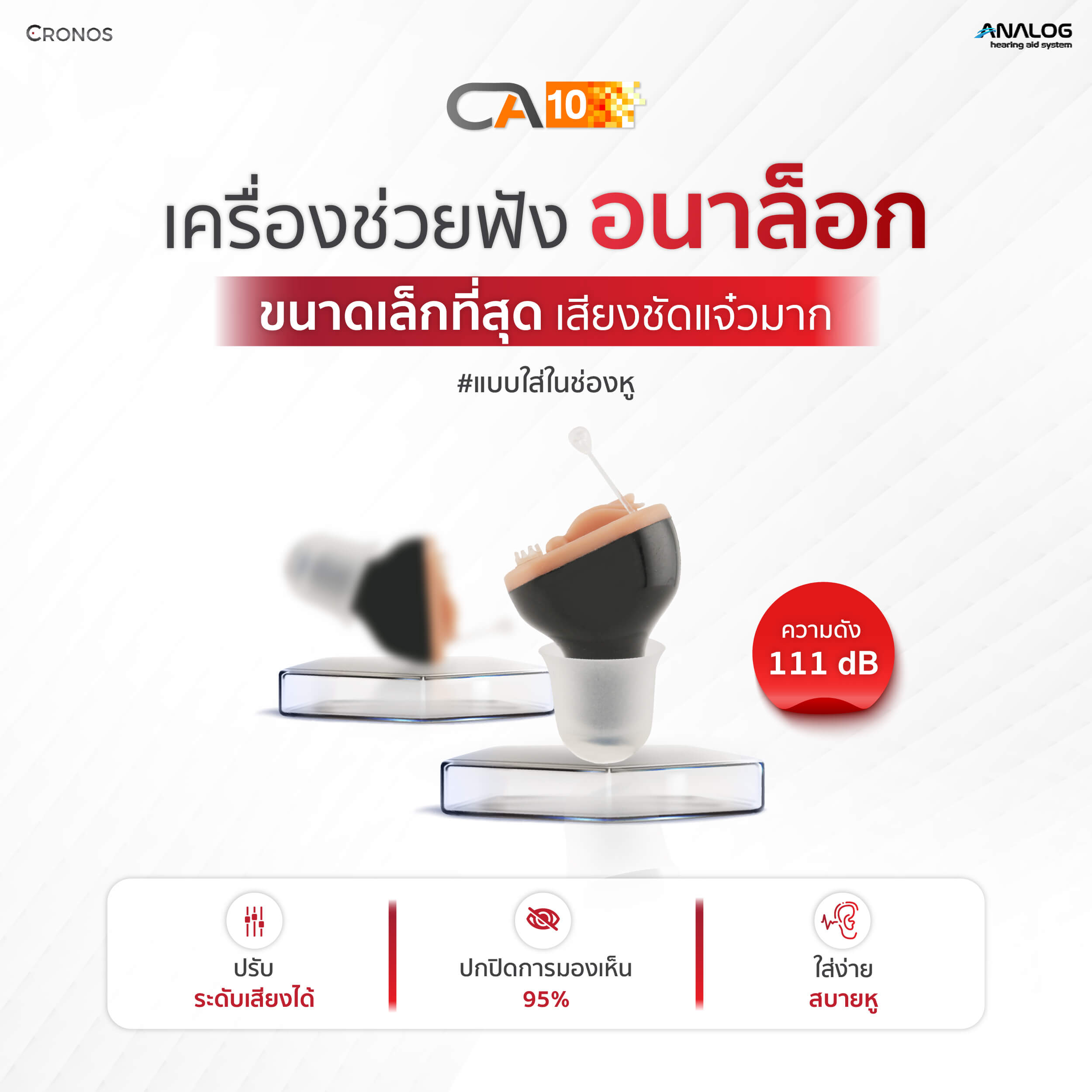 เครื่องช่วยฟัง CA10